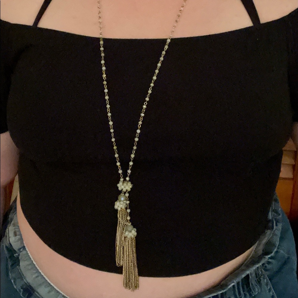Long tassel necklace - Picture 1 of 4